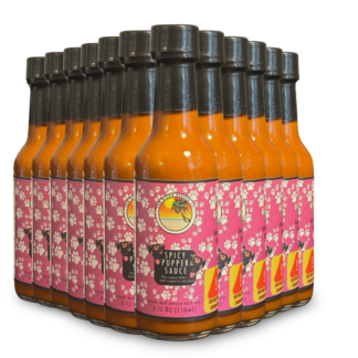 12 bottles of Spicy Pupper Sauce